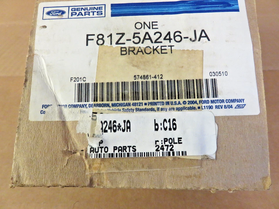 Soporte escape Ford F81Z5A246JA nuevo OEM 1999-2015 F SUPER DUTY Foto 3 de 4