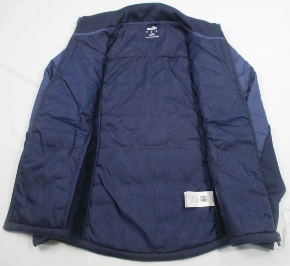 Puma Ladies Quilted Casual Golf Jacket Navy Blue Sz Small NWOT - Image 3 of 4