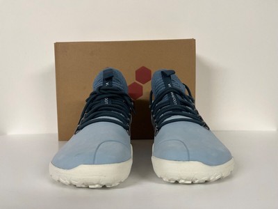 Womens VivoBarefoot Magna FG Leather Hiking Boots Haze Blue 