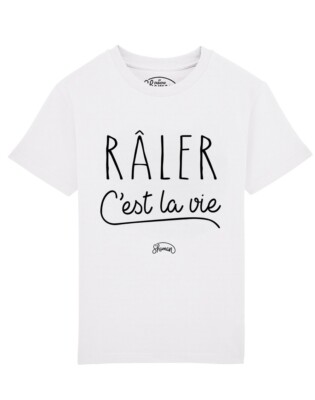 T-Shirt Kinder Ärmel Kurz Raler C'Est La Vie Weiß Farbe