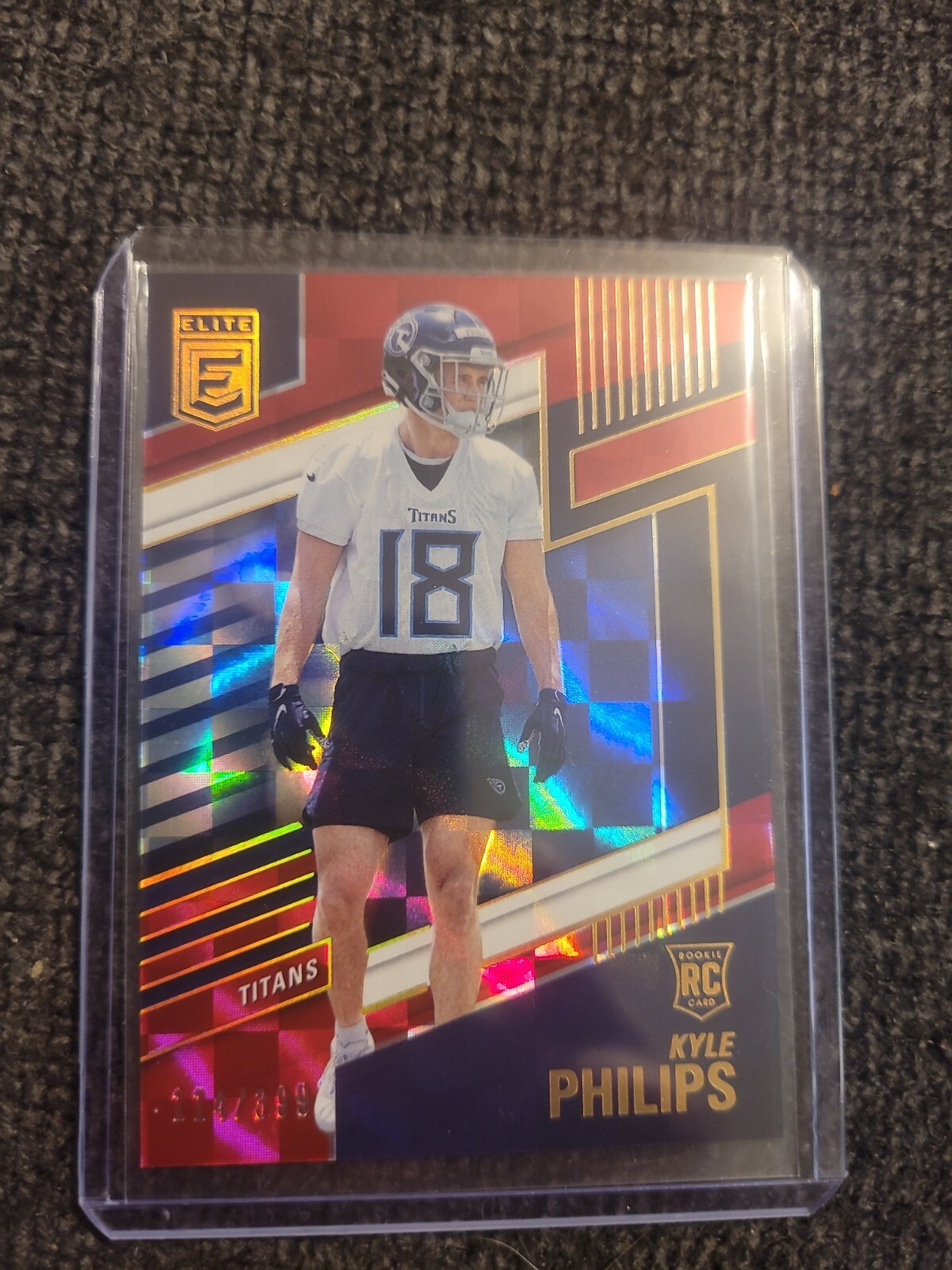 Kyle Philips 2022 Donruss Elite Red Parallel #170 - Tennessee Titans- UCLA  /399
