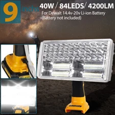 20V Light for Dewalt 20V Max Lithium-ion Battery 40W 4200LM Flashlight with USB
