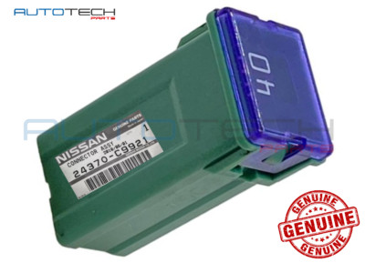NISSAN MICRA K12 K13 PULSAR N16 NEW GENUINE FUSIBLE LINK FUSE GREEN 40A