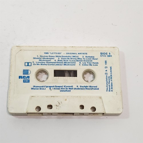 1985 Let's Go Various Artists Cassette Tape EMI STVC1001 Compilation - Picture 8 of 9
