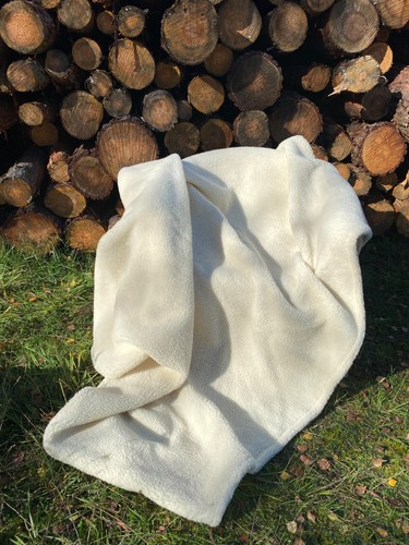 OFFERTA! Coperta lana 100% LANA 155x220cm lana di agnello plaid lana vergine coperta casa merino - Foto 9 di 37