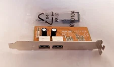 ASUS DUAL USB/MIR RISER CARD W/Bracket AND CABLE NEW OLD STOCK