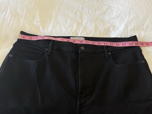 Everlane | Women’s SZ 35 Tall | The High Rise Skinny Black Stretch Jeans EUC - Picture 5 of 9