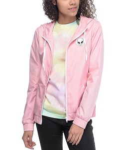 baby pink windbreaker