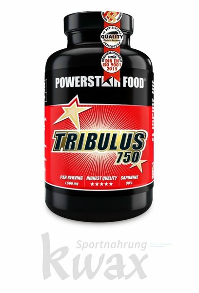(Eur 175,36/Kg) Powerstar Food - Tribulus Terrestris 750 - 150 Kapseln-image
