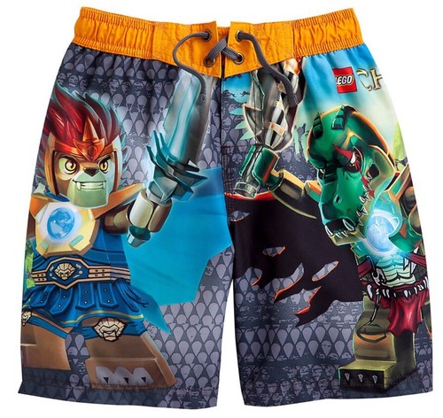 LEGO Toddler Boys' Chima Swim Shorts ORANGE MULTI Size 4 NWT Summer Beach Pool - Picture 3 of 12