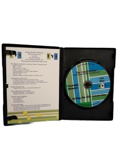 The Homescholar Lee Binz DVD Lot Big Scholarships Finding a College HOMESCHOOL - Picture 6 of 7