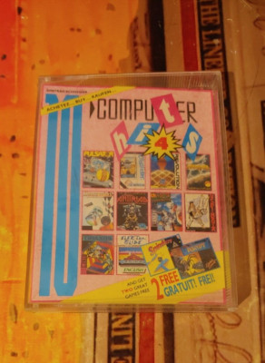 Computer Hits 4 (1989) Amstrad CPC (2 Tapes, Box, Manual) working classic 8-bit