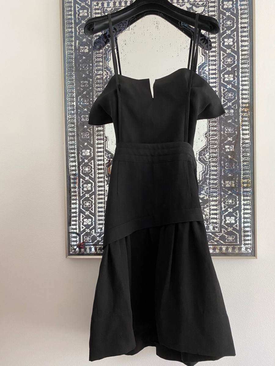 celine backless dress New Women's Authentic Elegant Black 38 27.5% Polyester Built-in Bra The ultimate guide to SIZE:L / 8-10