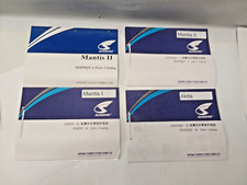 SUNDIRO SCOOTER PARTS MANUALS   Set of 4 Manuals Mantis I, Mantis II (2), Akita