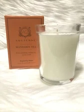 AQUIESSE Luxury Gift Boxed 6.5 oz Scented Soy Candle NEW Mandarin Tea