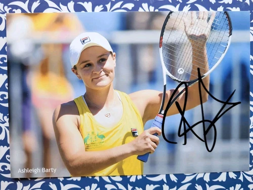 Ash Barty Signed Autographed 4x6 Photo Tennis