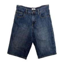 Boys Old Navy Causal Relaxed Carpenter Denim Jeans Shorts Size 14 Regular