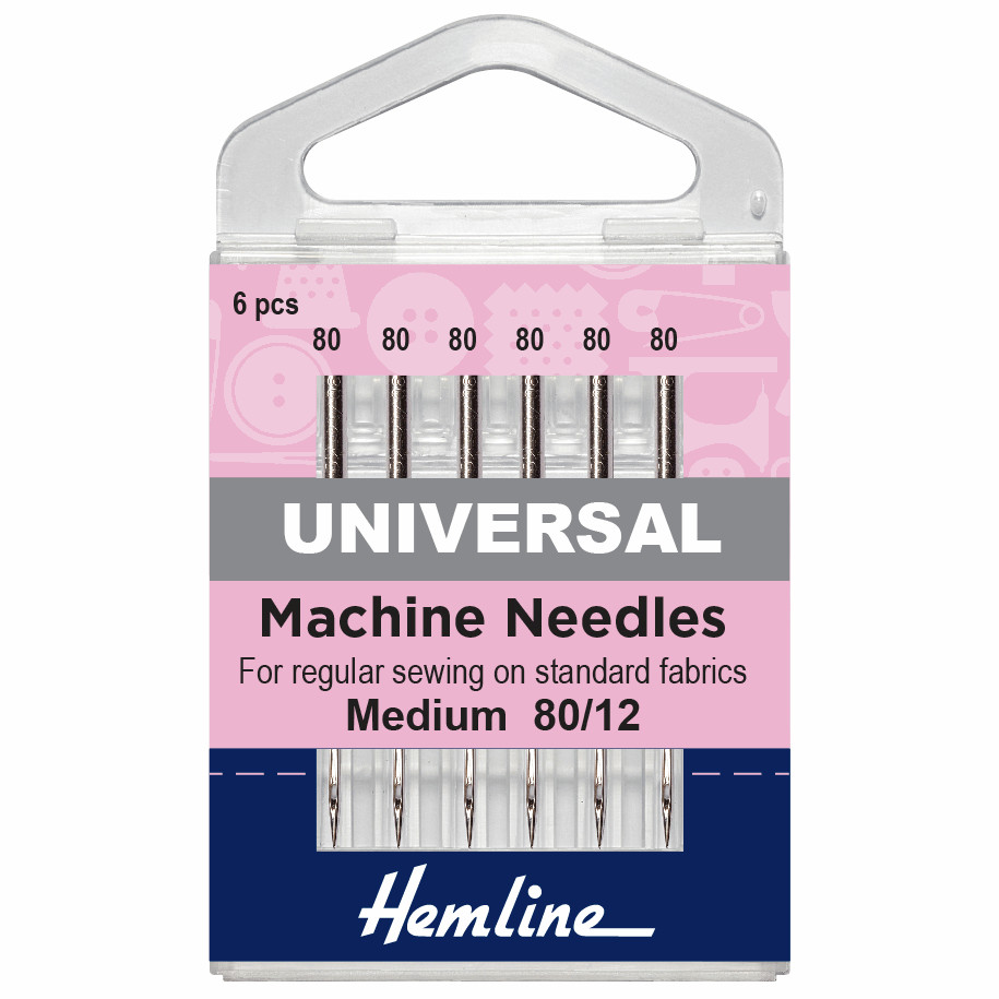 Medium Sewing Machine Needles 80/12