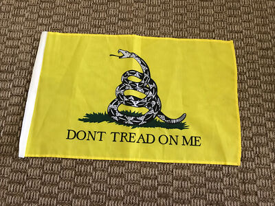 Dont Tread on Me Banner/ Flag 19x11.5  Free Shipping