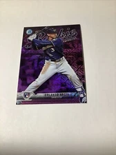 Orlando Arcia 2017 Bowman Chrome Rookie of the Year Favorites MOGO Purple/250