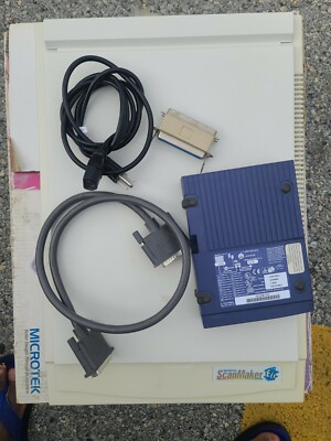 Vintage Microtek Scanmaker E6 MRS-1200E6 Flatbed Scanner SCSI. Condition unteste