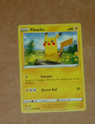 Check the actual price of your Pikachu 049/203 Pokemon card