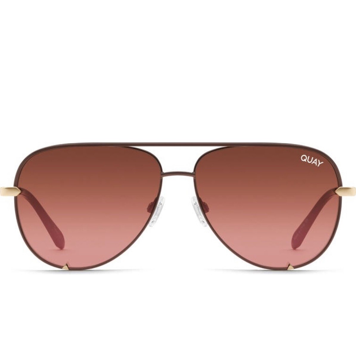 Quay Australia High Key Micro Sunglasses Bronze Pink  display picture 3