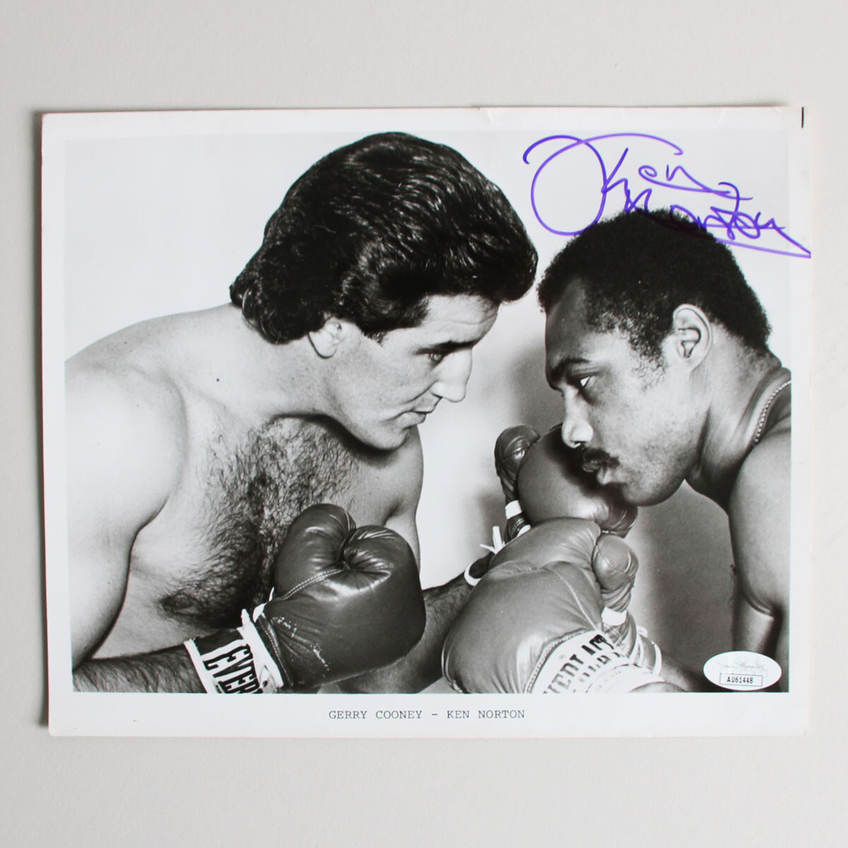 Ken Norton Signed Photo 8x10 - COA JSA