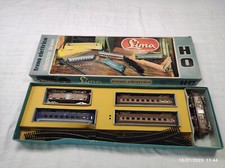 TRENO ELETTRICO CON SCATOLA LIMA CON BINARI E E DUE MOTRICI