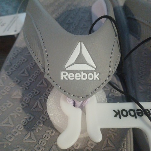 Chanclas de densidad Reebok para mujer color gris plantilla cómoda talla 10 nuevas con etiquetas - Imagen 5 de 18