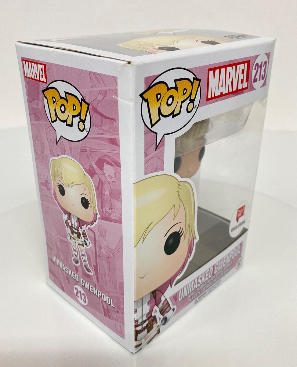 FunkoPop！213 UNMASKED GWENPOOL Amazon.com: Funko POP! Marvel Unmasked GwenPool Exclusive