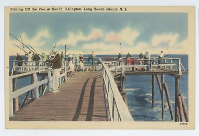 Fishing Pier Arlington Ship Bottom Nj Long Beach Island Jersey S Postcard Ebay Fishing Pier Arlington Ship Bottom Nj Long Beach Island Jersey S Postcard Ebay
