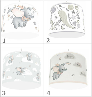 DUMBO Lampenschirm Deckenlampenschirm Unisex 4 Designs, 2 Größen - 10'' & 12'' 