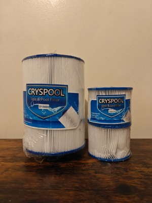 Cryspool spa and pool filters. 2 filters; type VI and CP-06004