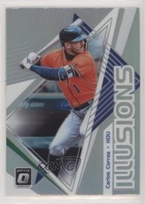 2019 Panini Donruss Optic Illusions Holo Prizm Carlos Correa #OI-9 4l3