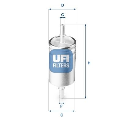 UFI 31.941.00 Kraftstofffilter FüR Alfa Romeo Passend FüR Fiat Jeep-image