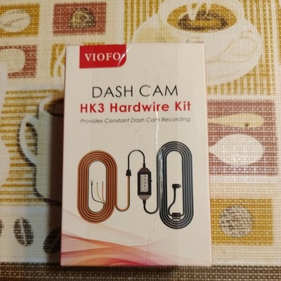 Viofo Dash Cam HK3 Hardwire Kit 12-24V Provides Constant Recording -OpenBox-