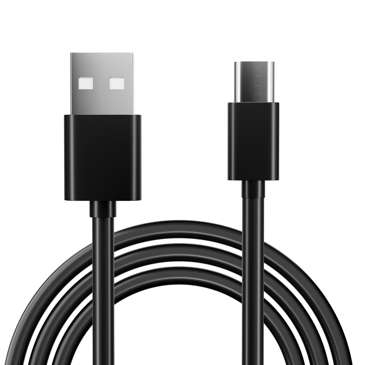 Cavo di Ricarica USB per Huawei MediaPad Tablet Caricatore Piombo Nero 1 Metro foto 3