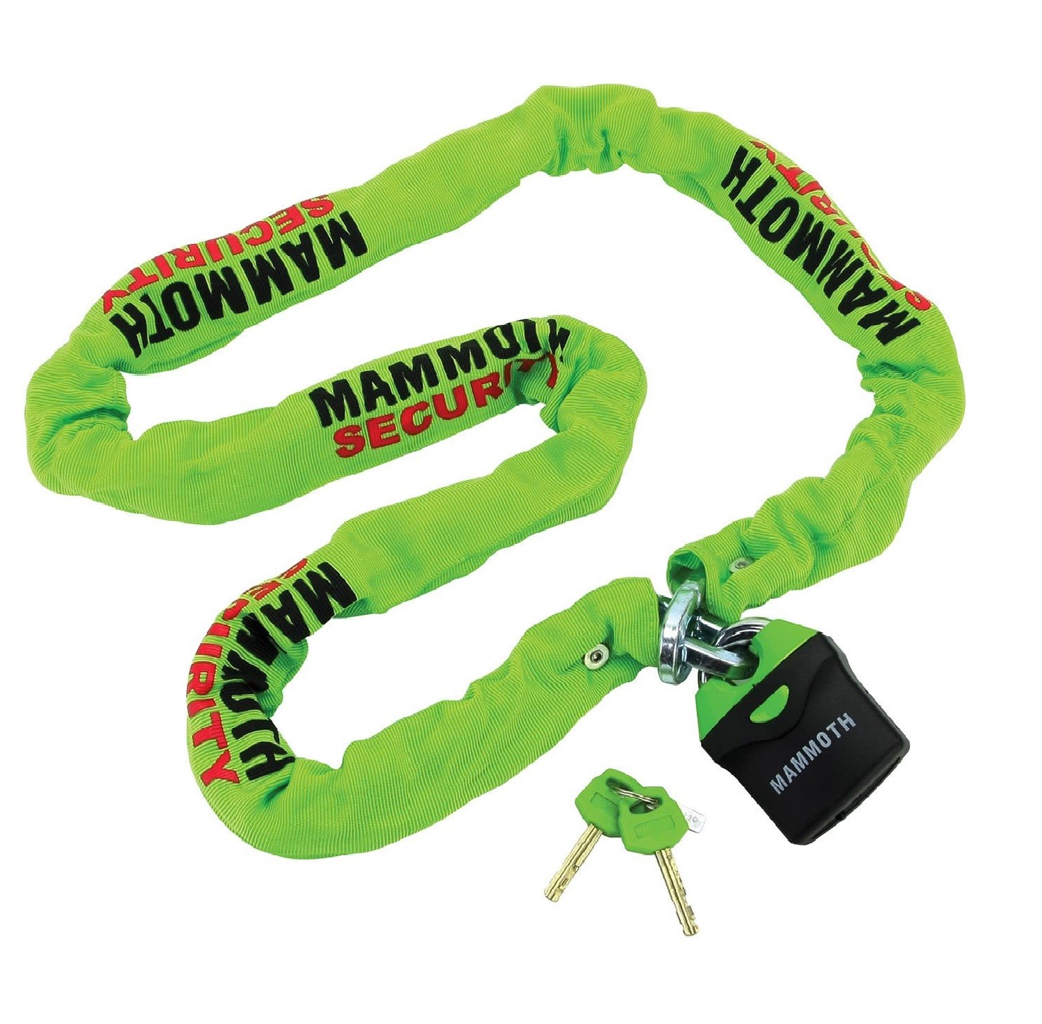 Mammoth 1.8M Security Lock And 10Mm Square Link Chain (Hardened Steel) - Image 10