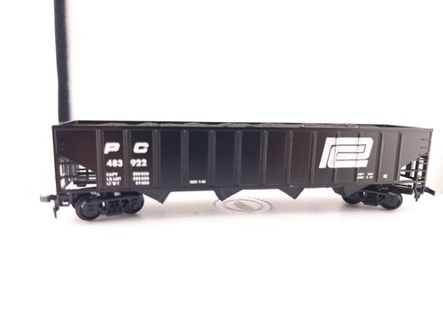 LEER Modelo Power Escala HO Penn Central 50' Quad Bay Tolva PC 483922 Modelo Tren | Zustand: Used
