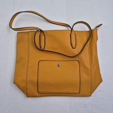 Borsa DAVID JONES gialla donna manico superiore borsa ecopelle