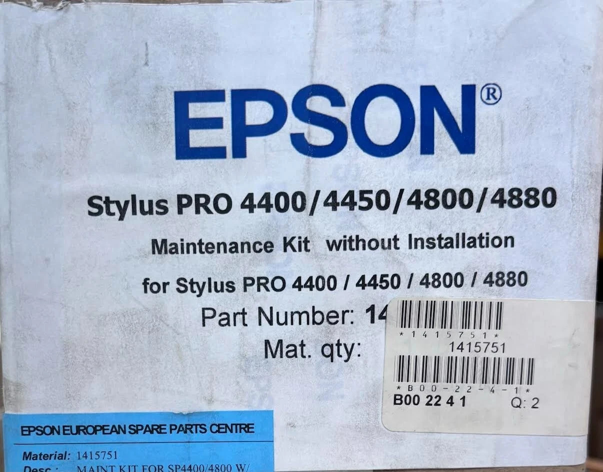 Kit de maintenance Epson 1415751 de qualité supérieure pour une précision d'impression maximale