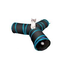 Cat Tunnel Indoor Collapsible PopUp Pet Tube Peek Hole Hideaway Play Toy