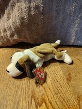 Ty Beanie Babies-Bernie Rare and Retired 1996 Hang and Tush Tag