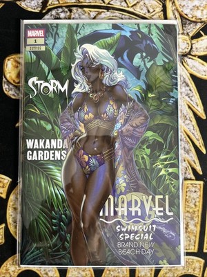 2026 Marvel Swimsuit Special Brand New Beach Day 1 Storm J Scott Campbell Trade
