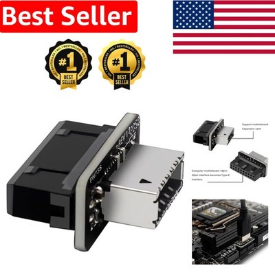 USB 3.2 Gen 1 to Gen 2 Header Adapter for Type C Motherboards - Vertical Design