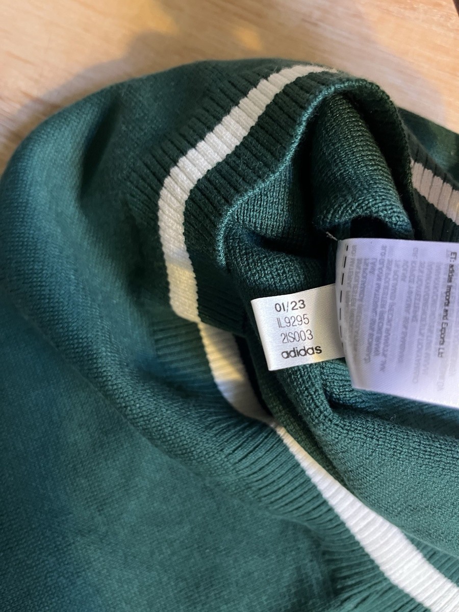 adidas x Bogey Boys Vest Golf Green White Checkered IL9295 Preppy