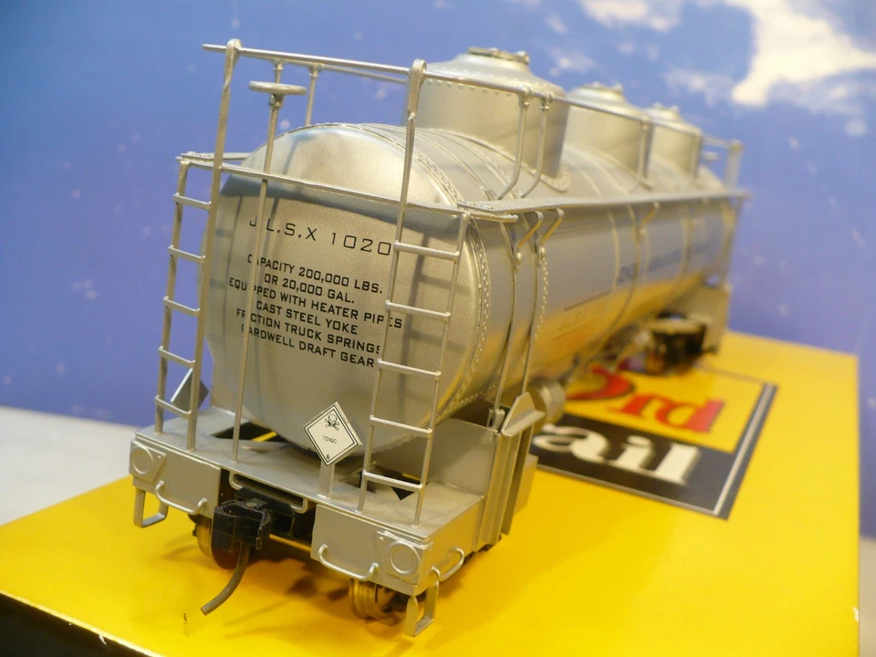 BRASS O Sunset 2 Rail J&L 3-Dome 坦克汽车 F/P 无底价 — 第 2/4 张图片