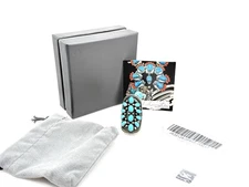 Paul Livingston Navajo Sterling Silver 925 Sleeping Beauty Turquoise Ring Size 9
