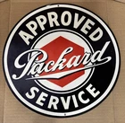 Vintage Style Approved Packard Service Metal Sign 14”